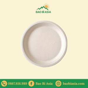 ĐG01 – Đĩa giấy bã mía tròn 15 cm