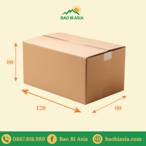 Hộp Carton đóng hàng 120x80x80 cm