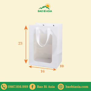 TK28 Túi Kraft cửa sổ A5 16×10×23